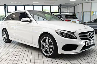 Used 2016 Mercedes-Benz C-Class AMG Line (premium) Polar White - Interior and Exterior details 10