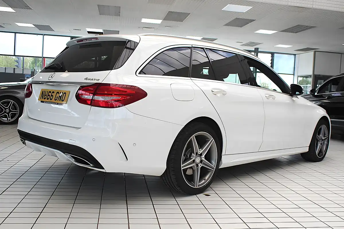 Used 2016 Mercedes-Benz C-Class AMG Line (premium) Polar White - Interior and Exterior details 12