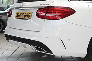 Used 2016 Mercedes-Benz C-Class AMG Line (premium) Polar White - Interior and Exterior details 13
