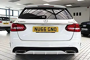 Used 2016 Mercedes-Benz C-Class AMG Line (premium) Polar White - Interior and Exterior details 16