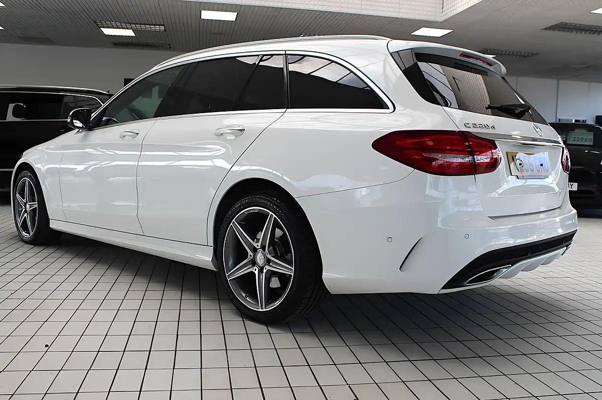 Used 2016 Mercedes-Benz C-Class AMG Line (premium) Polar White - Interior and Exterior details 18