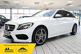 Used 2016 Mercedes-Benz C-Class AMG Line (premium) Polar White - Interior and Exterior details 2