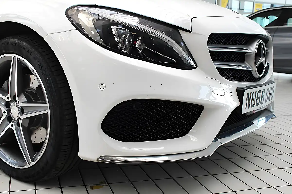 Used 2016 Mercedes-Benz C-Class AMG Line (premium) Polar White - Interior and Exterior details 9