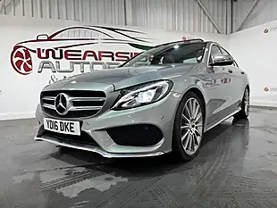 Used 2016 Mercedes-Benz C-Class AMG Line Premium Silver - Interior and Exterior details 4