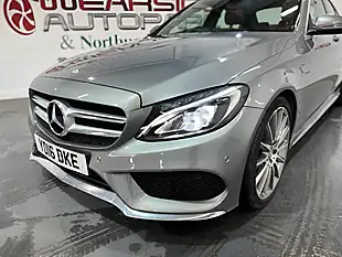 Used 2016 Mercedes-Benz C-Class AMG Line Premium Silver - Interior and Exterior details 5