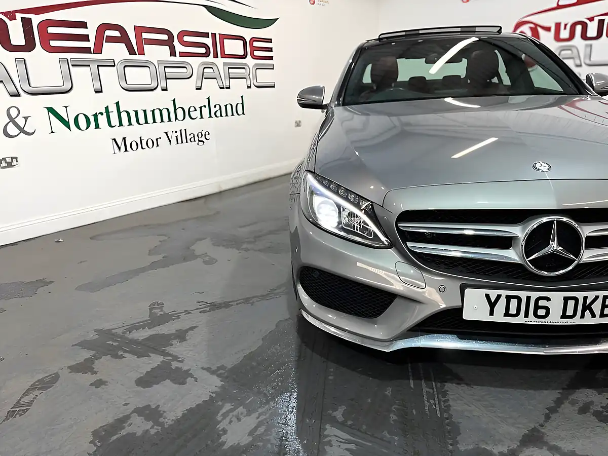 Used 2016 Mercedes-Benz C-Class AMG Line Premium Silver - Interior and Exterior details 7