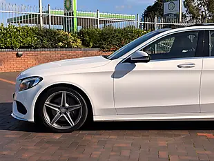Used 2016 Mercedes-Benz C Class AMG Line (premium) White - Interior and Exterior details 13