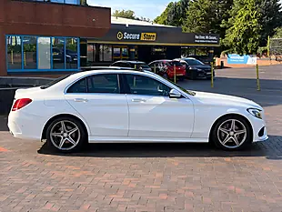 Used 2016 Mercedes-Benz C Class AMG Line (premium) White - Interior and Exterior details 3