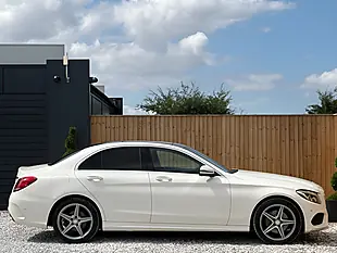 Used 2016 Mercedes-Benz C Class AMG Line (premium) White - Interior and Exterior details 10