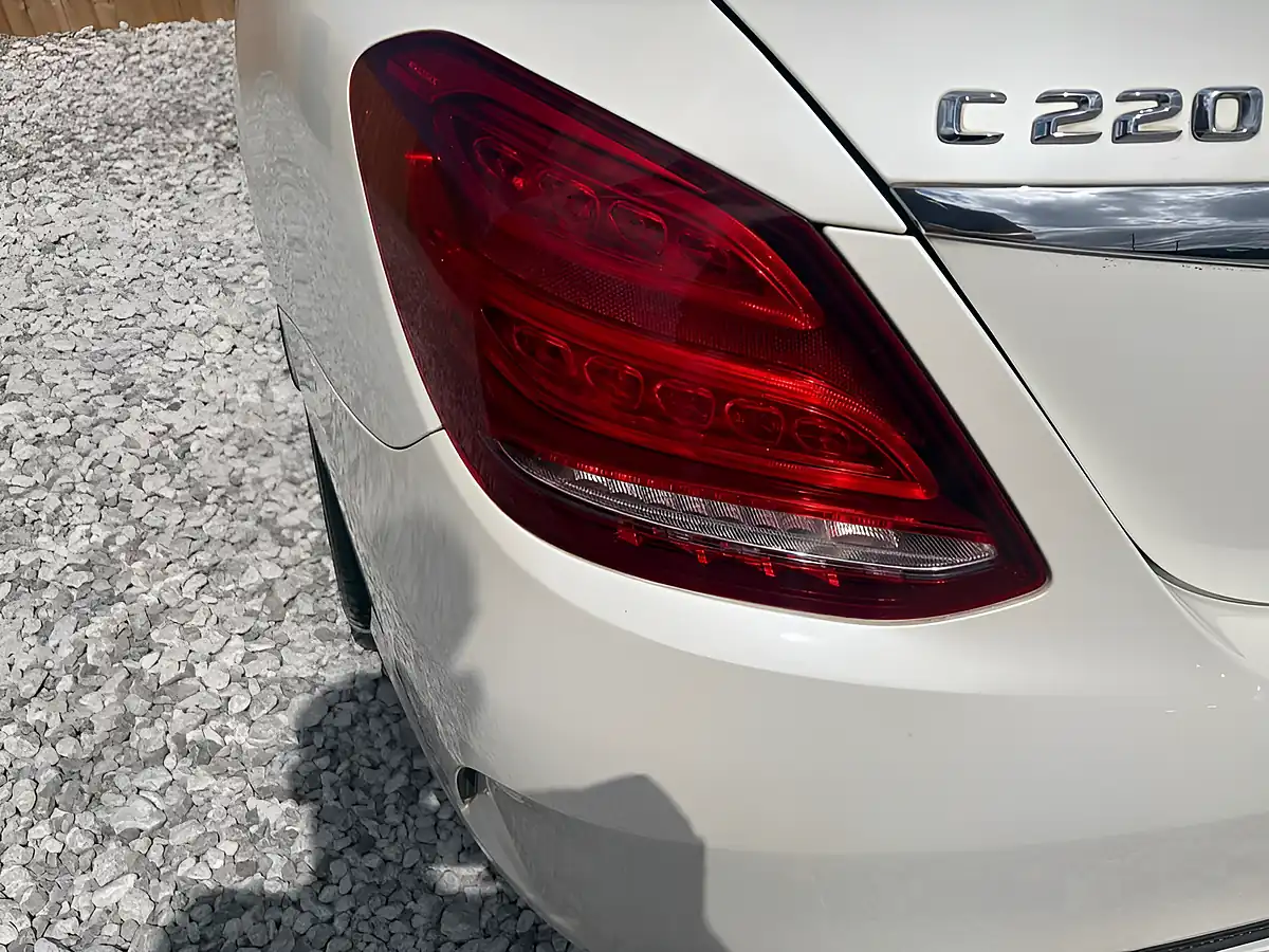 Used 2016 Mercedes-Benz C Class AMG Line (premium) White - Interior and Exterior details 11