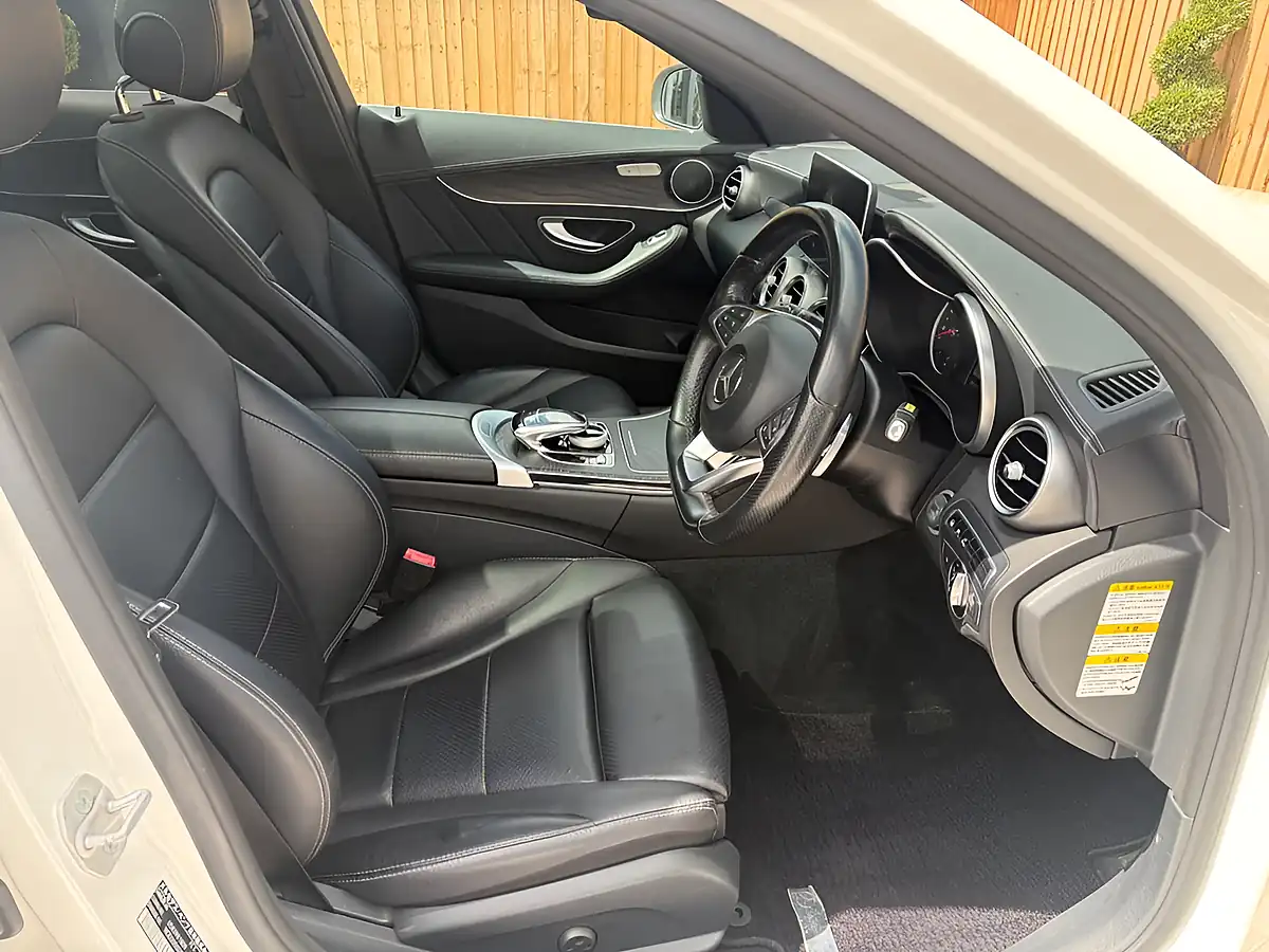 Used 2016 Mercedes-Benz C Class AMG Line (premium) White - Interior and Exterior details 13