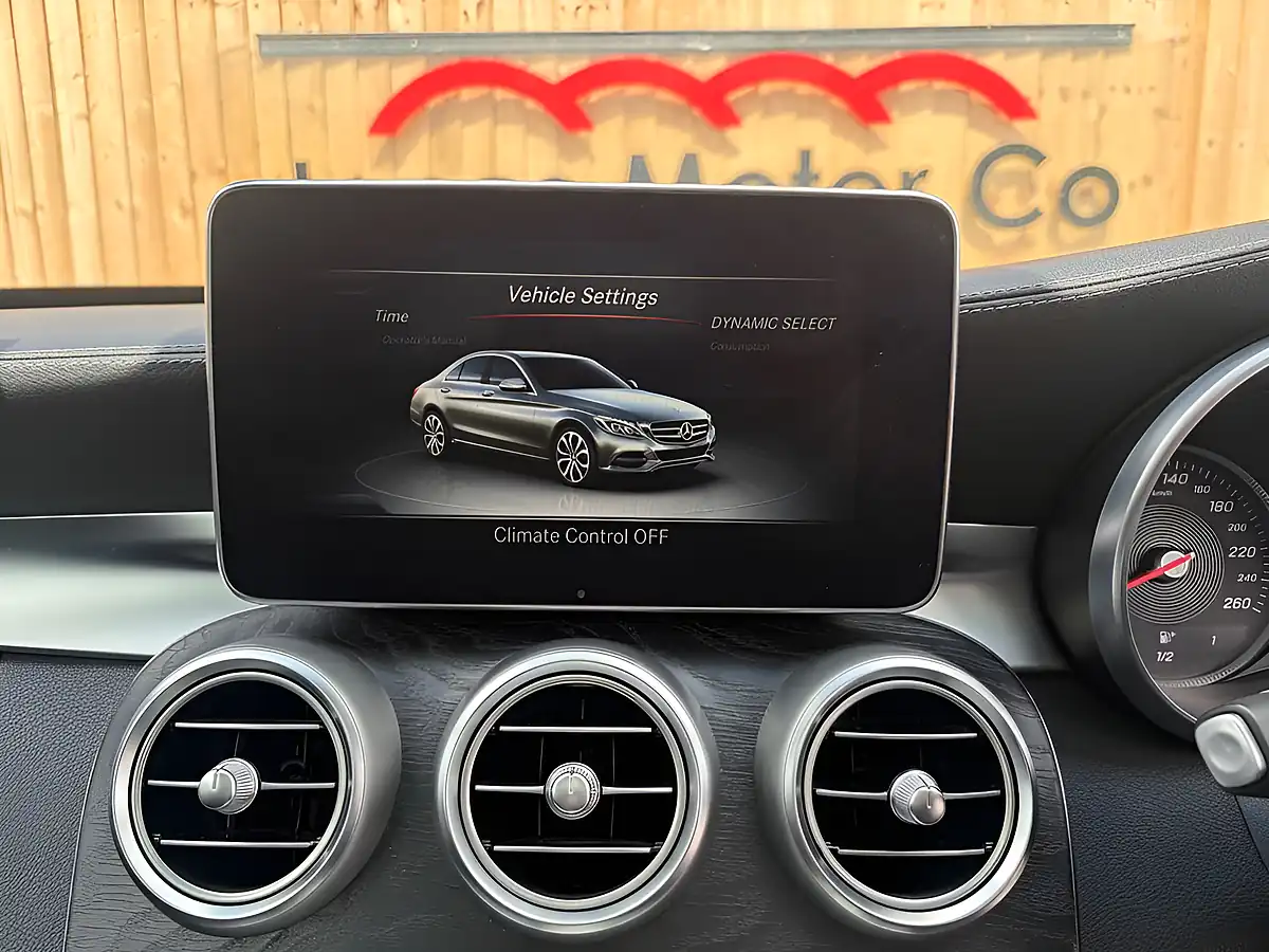 Used 2016 Mercedes-Benz C Class AMG Line (premium) White - Interior and Exterior details 17