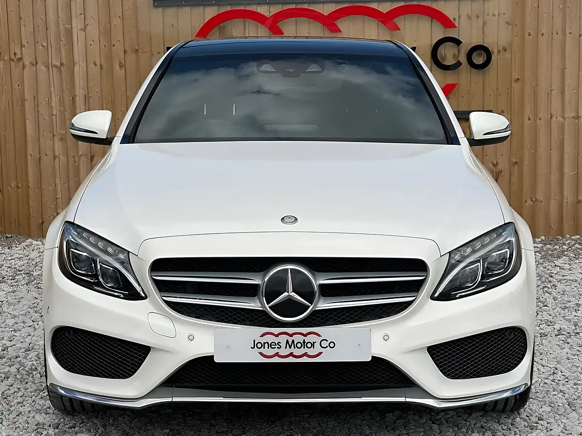 Used 2016 Mercedes-Benz C Class AMG Line (premium) White - Interior and Exterior details 3