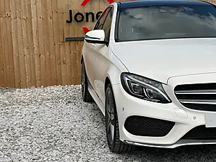 Used 2016 Mercedes-Benz C Class AMG Line (premium) White - Interior and Exterior details 6