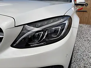 Used 2016 Mercedes-Benz C Class AMG Line (premium) White - Interior and Exterior details 8