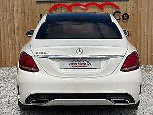 Used 2016 Mercedes-Benz C Class AMG Line (premium) White - Interior and Exterior details 9