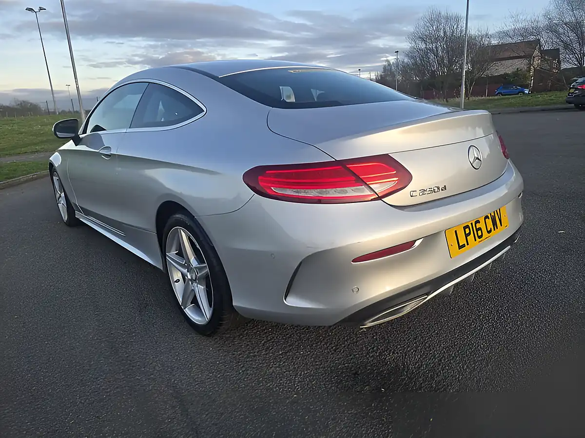 Used 2016 Mercedes-Benz C Class AMG Line Silver - Interior and Exterior details 10