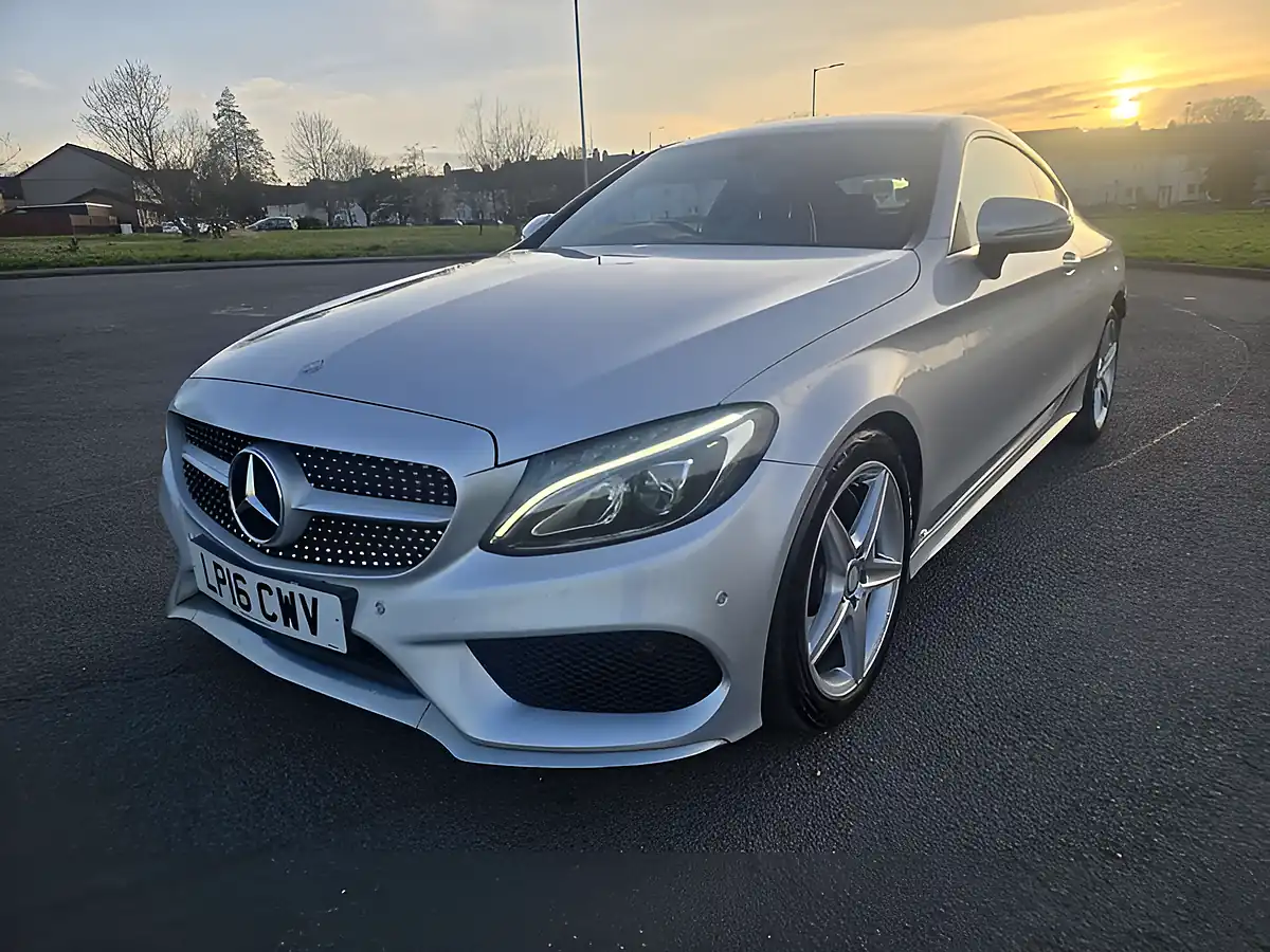 Used 2016 Mercedes-Benz C Class AMG Line Silver - Interior and Exterior details 3