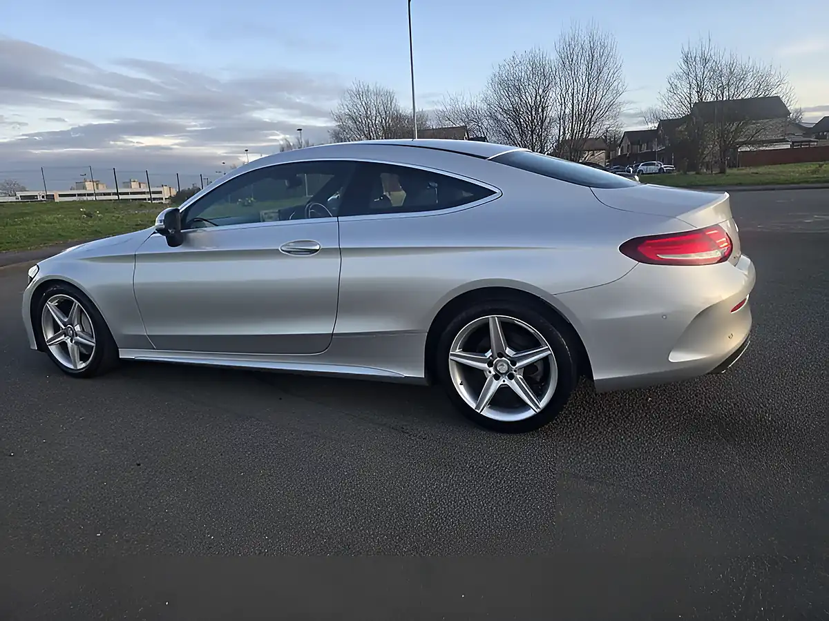 Used 2016 Mercedes-Benz C Class AMG Line Silver - Interior and Exterior details 7