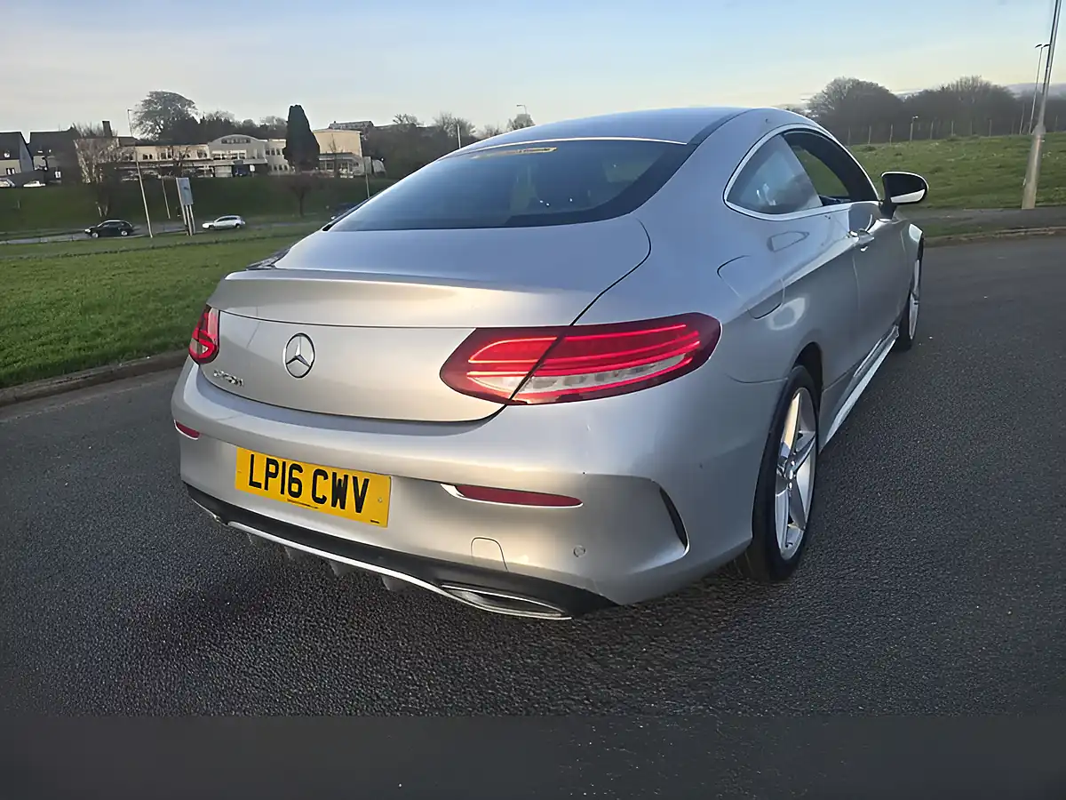 Used 2016 Mercedes-Benz C Class AMG Line Silver - Interior and Exterior details 8