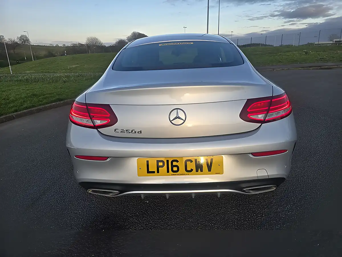 Used 2016 Mercedes-Benz C Class AMG Line Silver - Interior and Exterior details 9