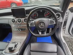 Used 2016 Mercedes-Benz C Class AMG Line Silver - Interior and Exterior details 11