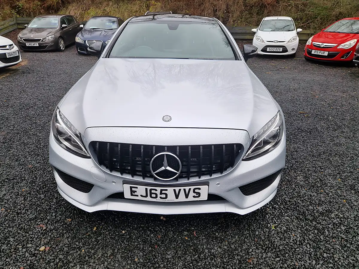 Used 2016 Mercedes-Benz C Class AMG Line Silver - Interior and Exterior details 2