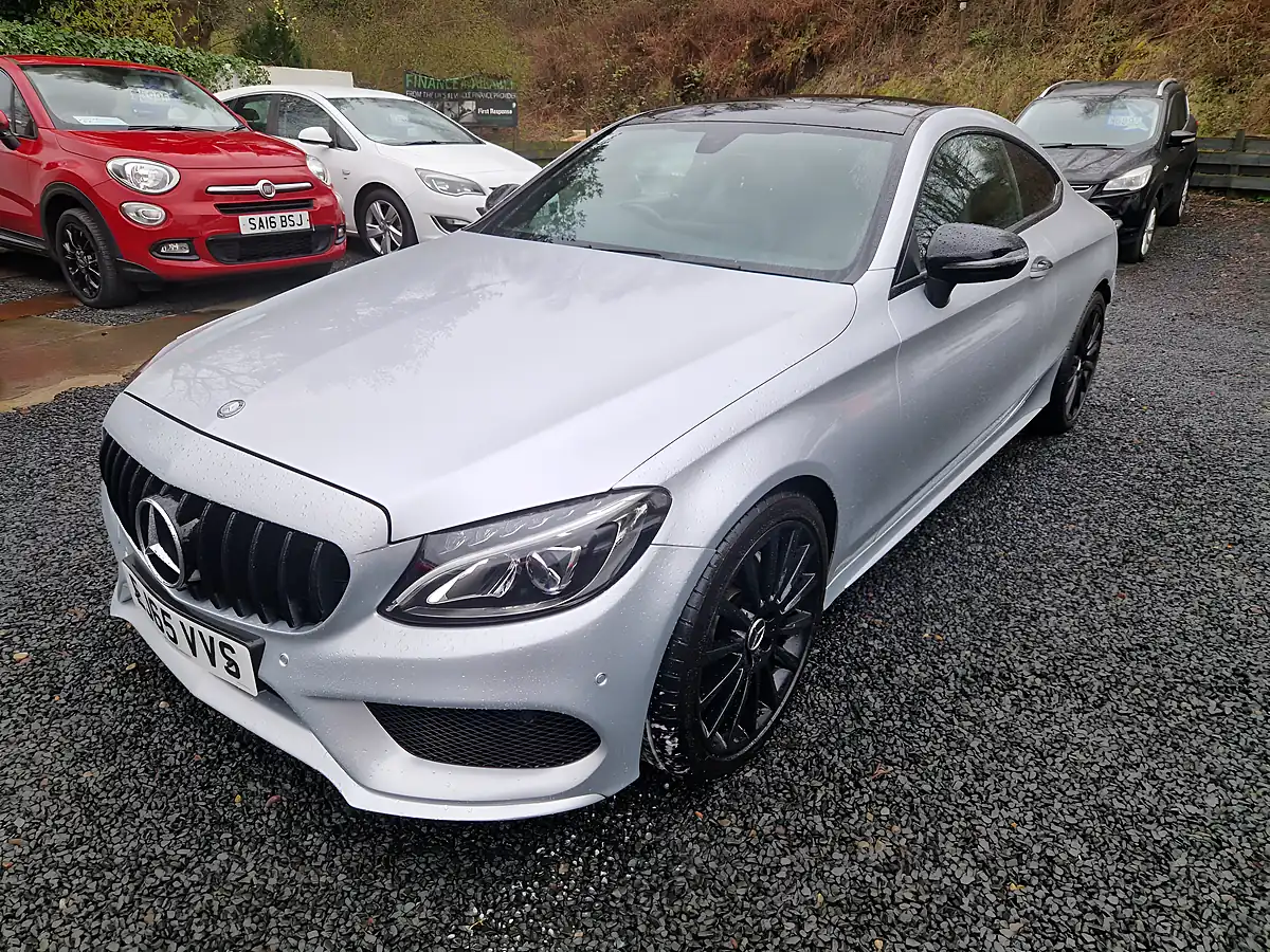 Used 2016 Mercedes-Benz C Class AMG Line Silver - Interior and Exterior details 3