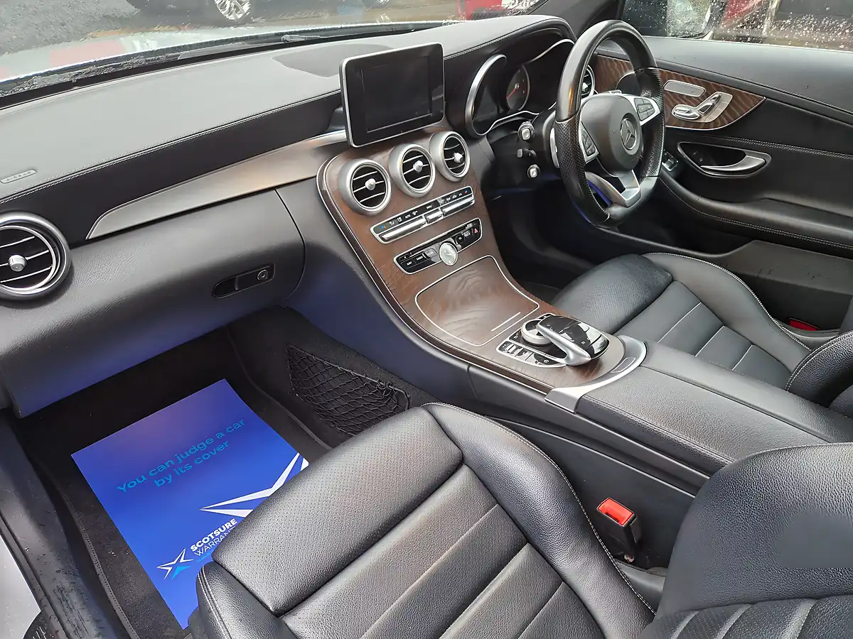 Used 2016 Mercedes-Benz C Class AMG Line Silver - Interior and Exterior details 9