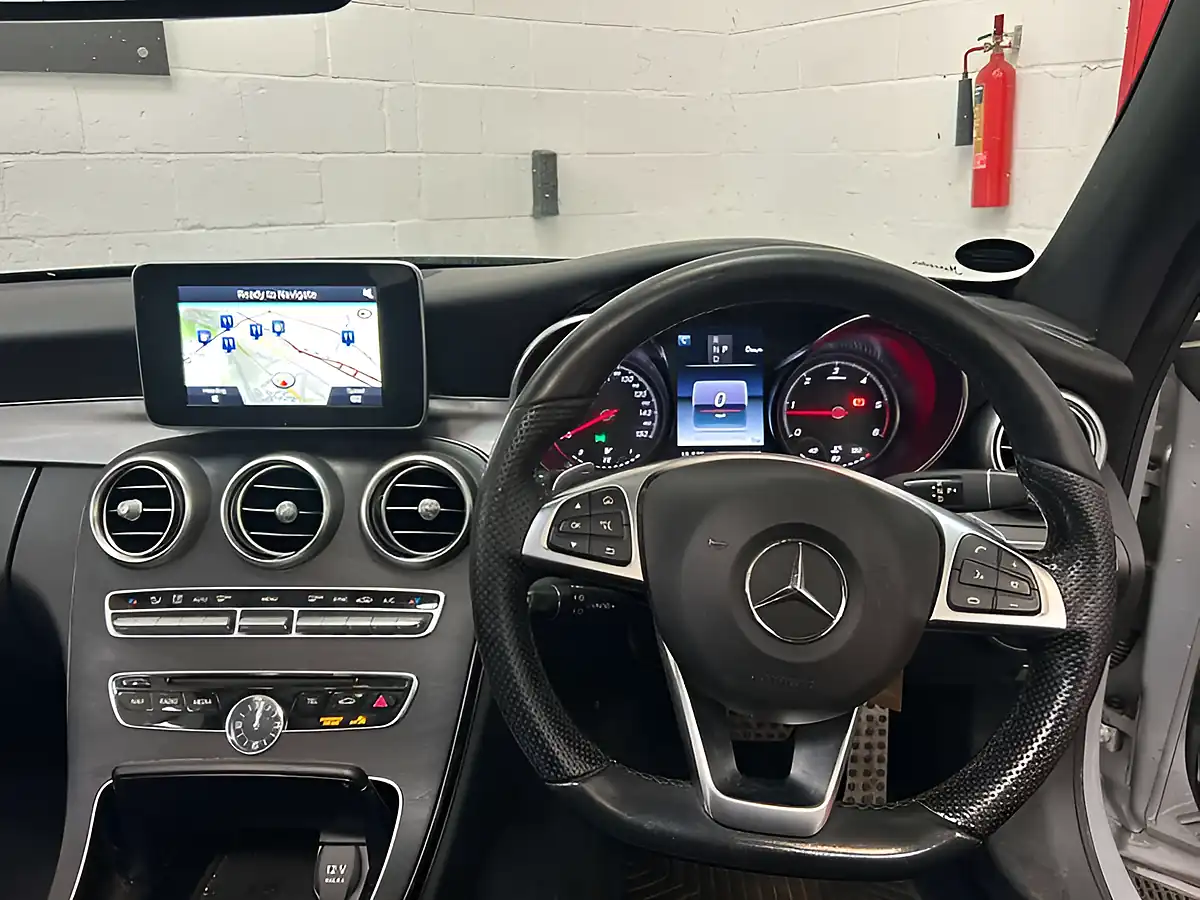 Used 2016 Mercedes-Benz C Class AMG Line Silver - Interior and Exterior details 10