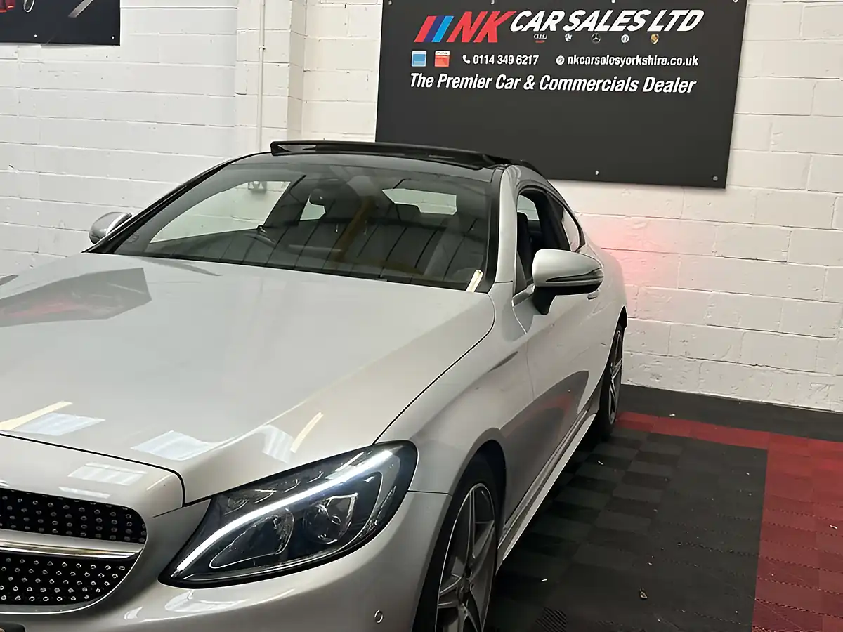 Used 2016 Mercedes-Benz C Class AMG Line Silver - Interior and Exterior details 5