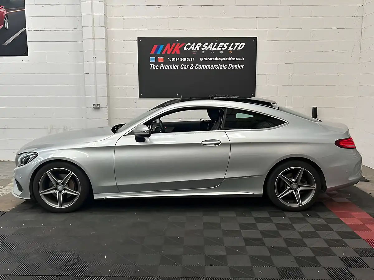 Used 2016 Mercedes-Benz C Class AMG Line Silver - Interior and Exterior details 6