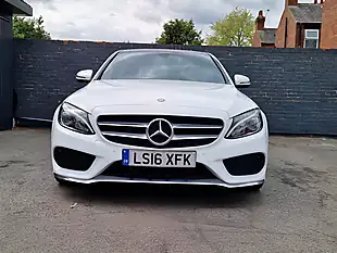Used 2016 Mercedes-Benz C Class AMG Line White - Interior and Exterior details 11