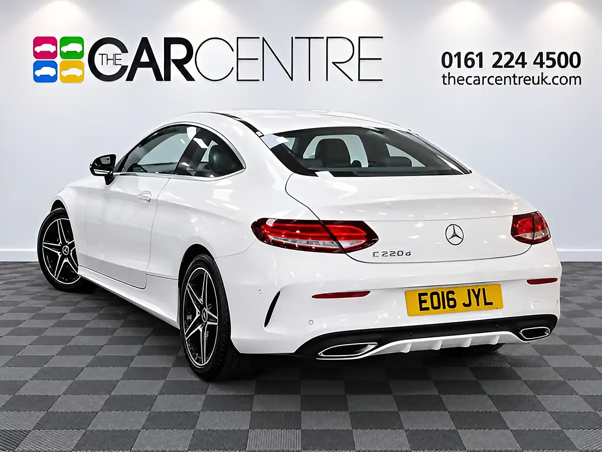 Used 2016 Mercedes-Benz C Class AMG Line White - Interior and Exterior details 2