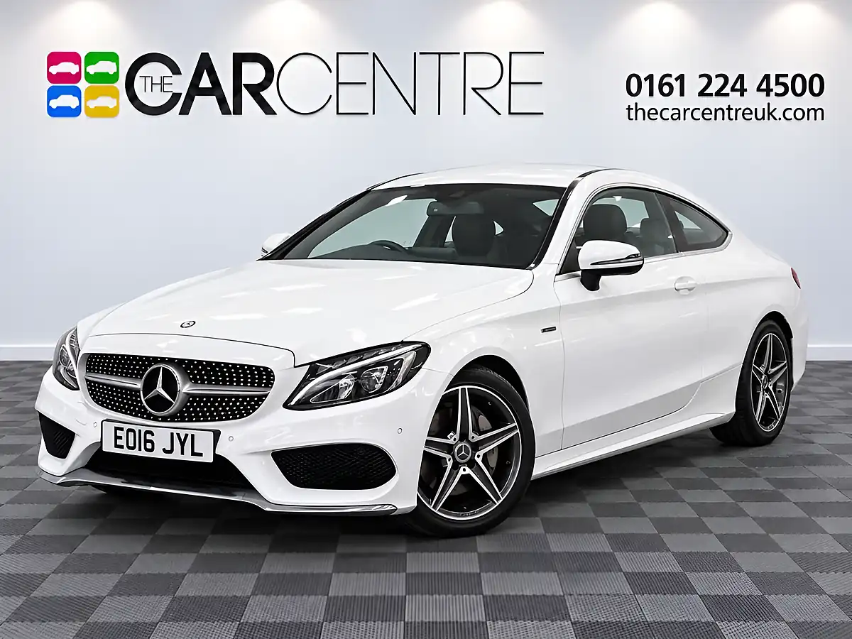 Used 2016 Mercedes-Benz C Class AMG Line White - Interior and Exterior details 4