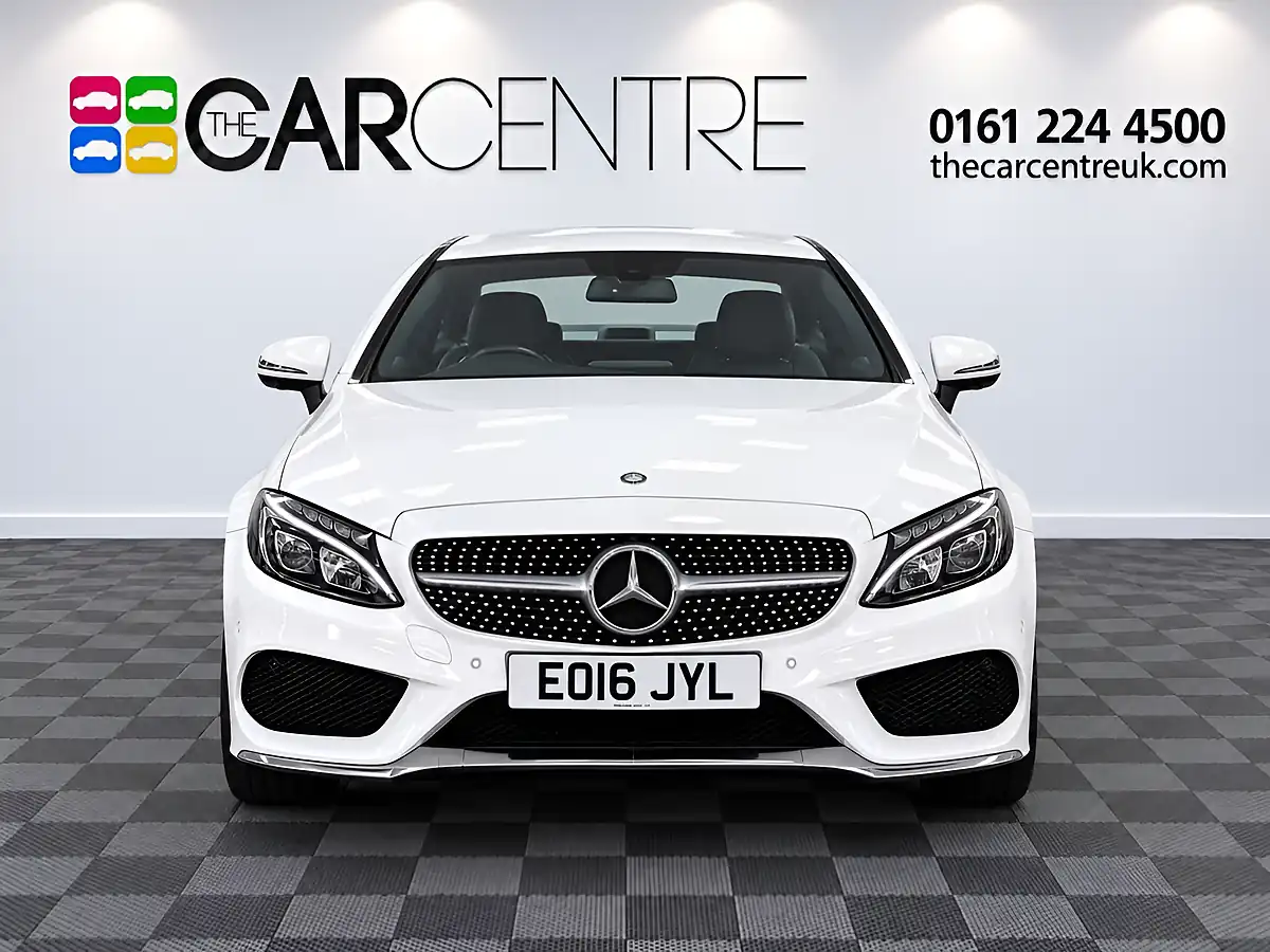 Used 2016 Mercedes-Benz C Class AMG Line White - Interior and Exterior details 7
