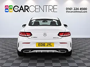 Used 2016 Mercedes-Benz C Class AMG Line White - Interior and Exterior details 8
