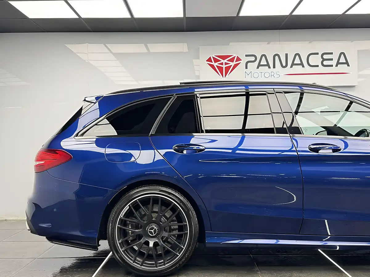 Used 2016 Mercedes-Benz C Class AMG (premium) Blue - Interior and Exterior details 10