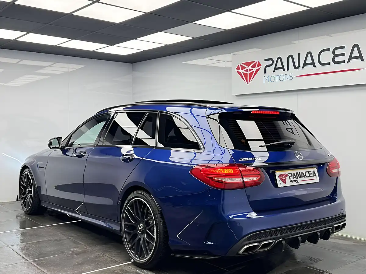 Used 2016 Mercedes-Benz C Class AMG (premium) Blue - Interior and Exterior details 2