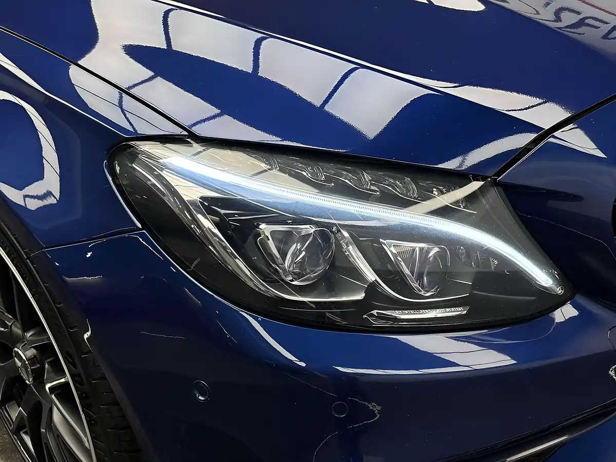 Used 2016 Mercedes-Benz C Class AMG (premium) Blue - Interior and Exterior details 20