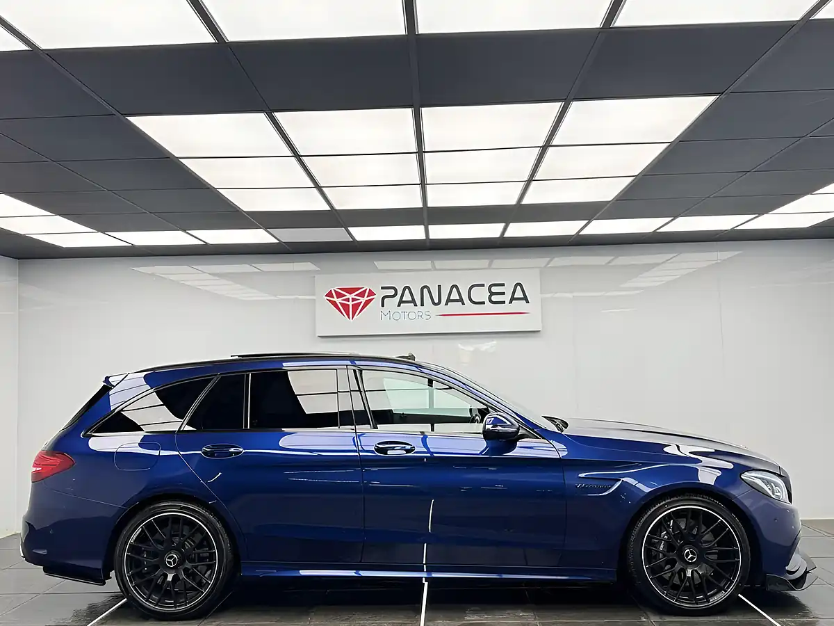 Used 2016 Mercedes-Benz C Class AMG (premium) Blue - Interior and Exterior details 5