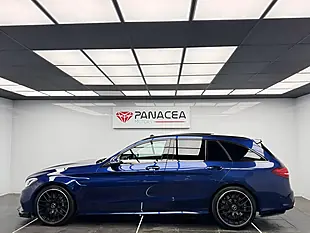 Used 2016 Mercedes-Benz C Class AMG (premium) Blue - Interior and Exterior details 6