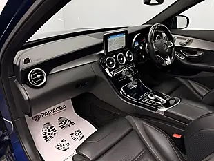 Used 2016 Mercedes-Benz C Class AMG (premium) Blue - Interior and Exterior details 7