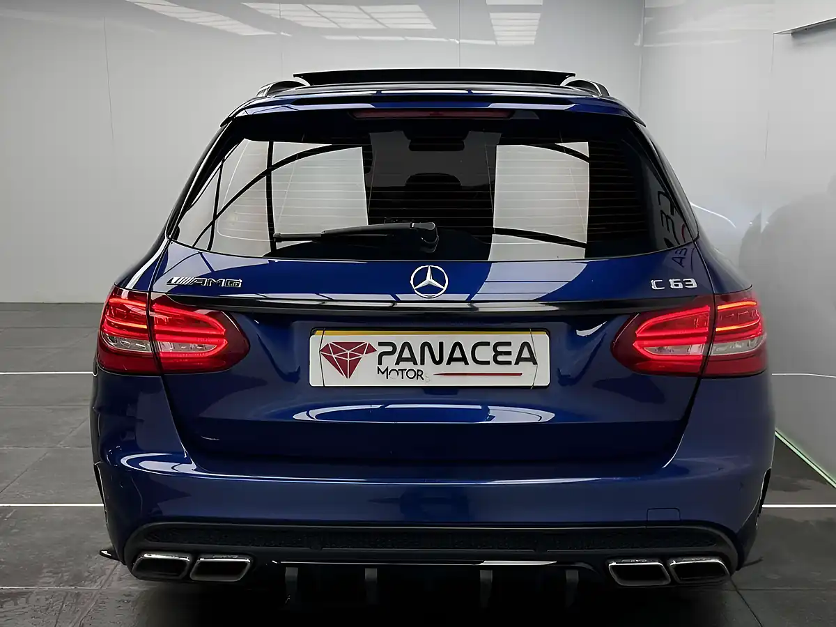 Used 2016 Mercedes-Benz C Class AMG (premium) Blue - Interior and Exterior details 8