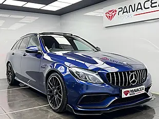 Used 2016 Mercedes-Benz C Class AMG (premium) Blue - Interior and Exterior details 9