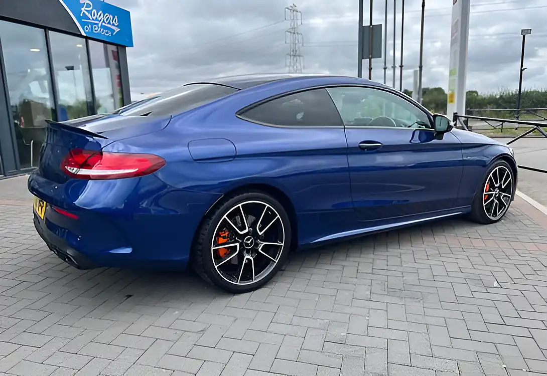 Used 2016 Mercedes-Benz C Class AMG Premium Plus Pan Roof Brilliant Blue - Interior and Exterior details 10