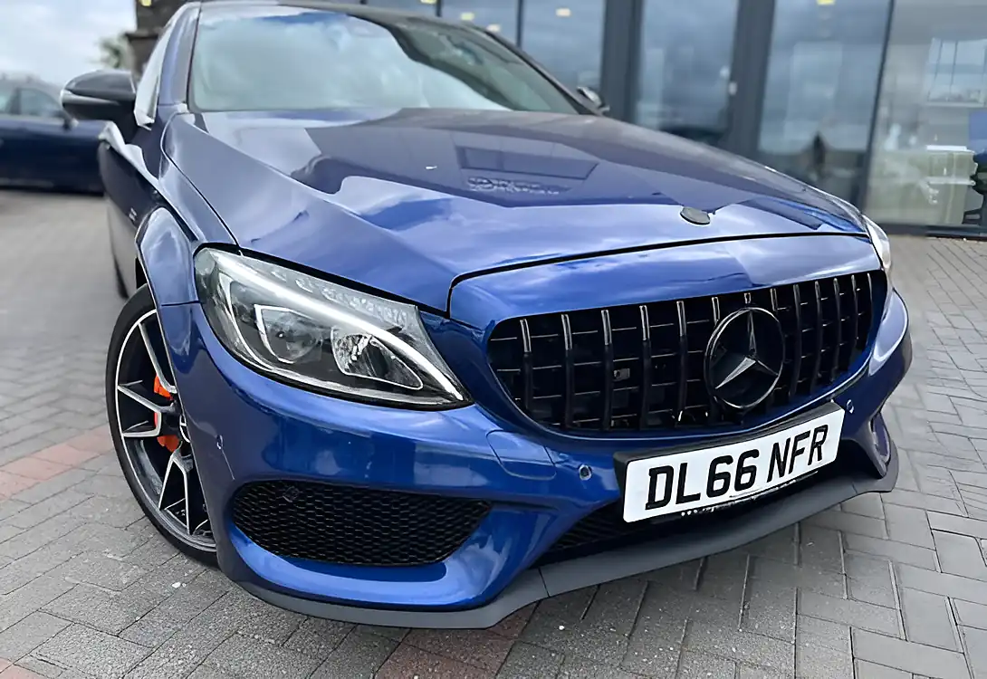 Used 2016 Mercedes-Benz C Class AMG Premium Plus Pan Roof Brilliant Blue - Interior and Exterior details 5