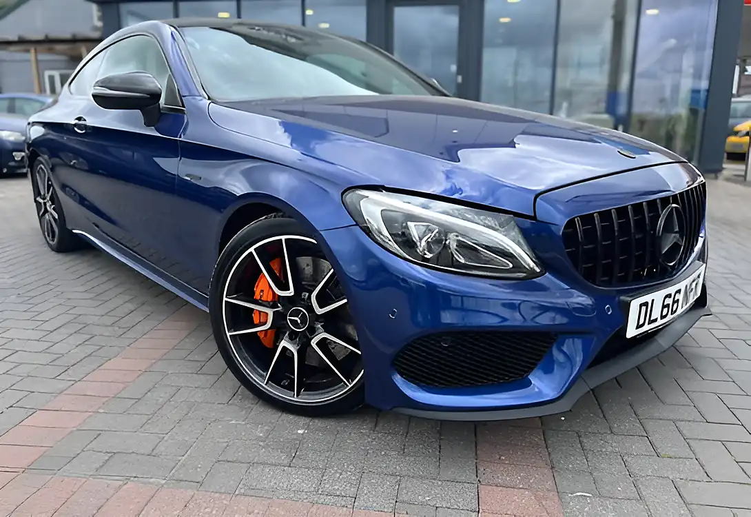 Used 2016 Mercedes-Benz C Class AMG Premium Plus Pan Roof Brilliant Blue - Interior and Exterior details 6