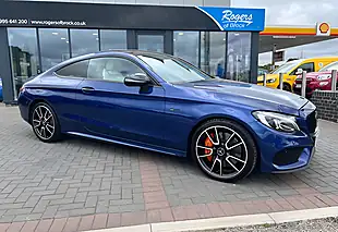 Used 2016 Mercedes-Benz C Class AMG Premium Plus Pan Roof Brilliant Blue - Interior and Exterior details 8