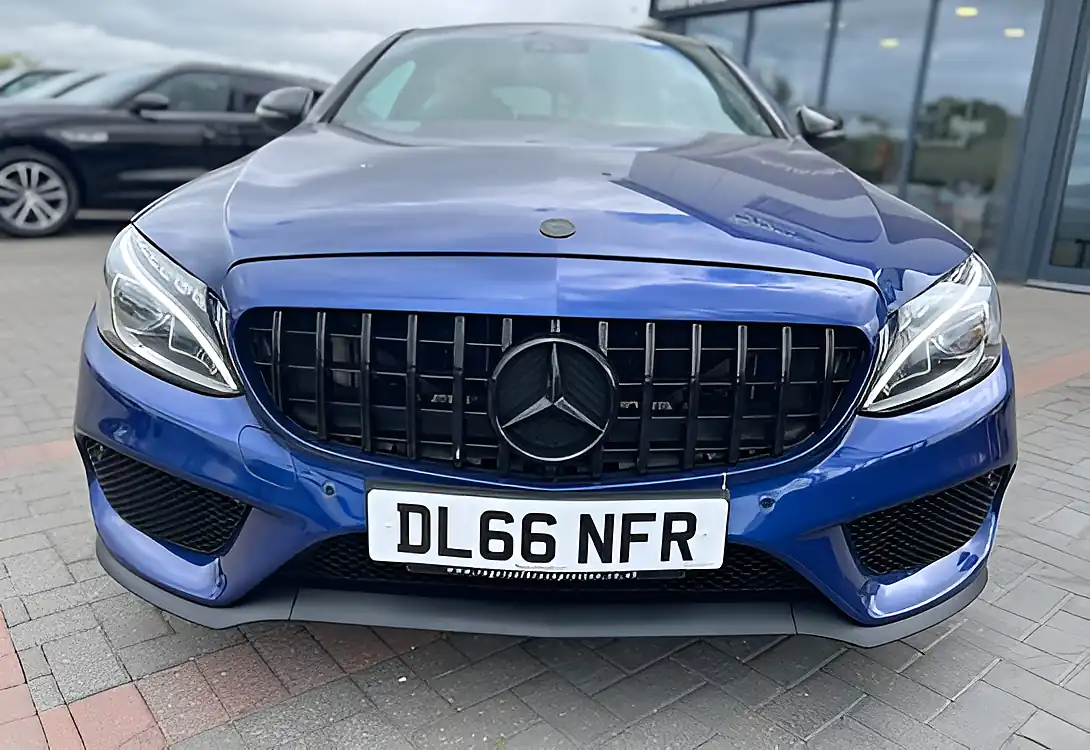 Used 2016 Mercedes-Benz C Class AMG Premium Plus Pan Roof Brilliant Blue - Interior and Exterior details 9